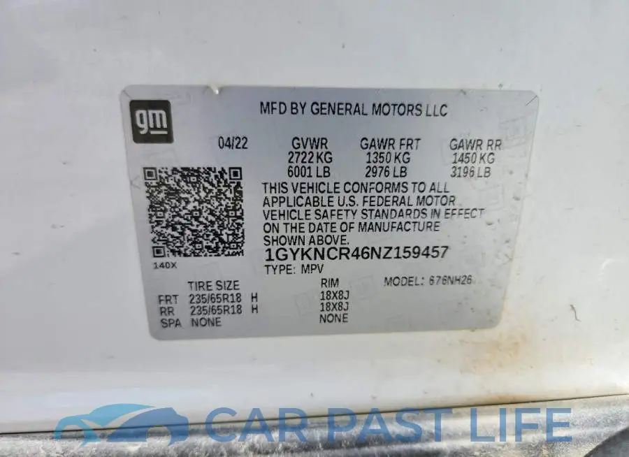 1GYKNCR46NZ159457# 13