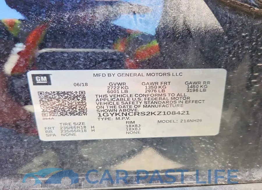 1GYKNCRS2KZ108421# 13