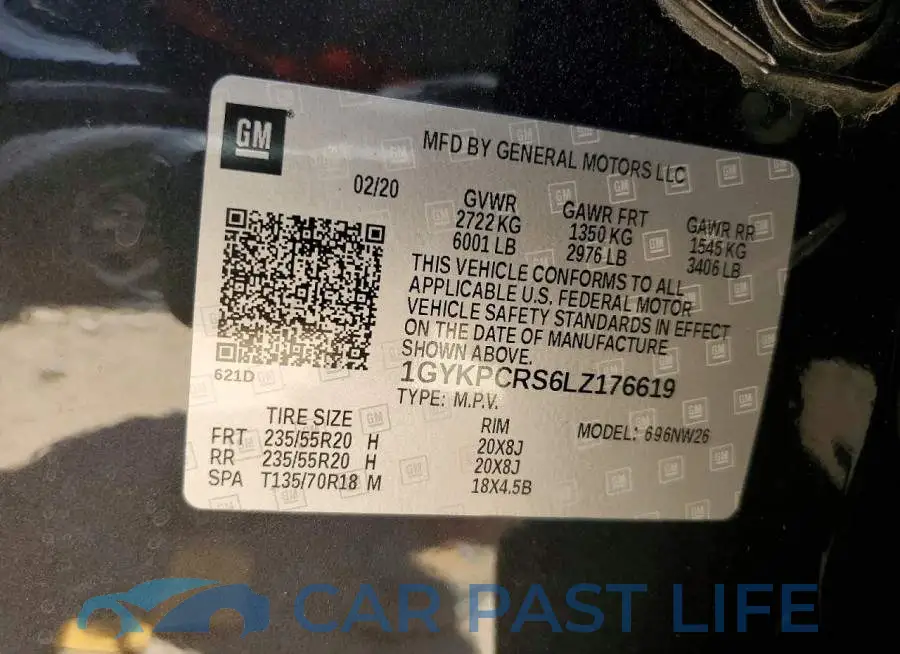1GYKPCRS6LZ176619# 12