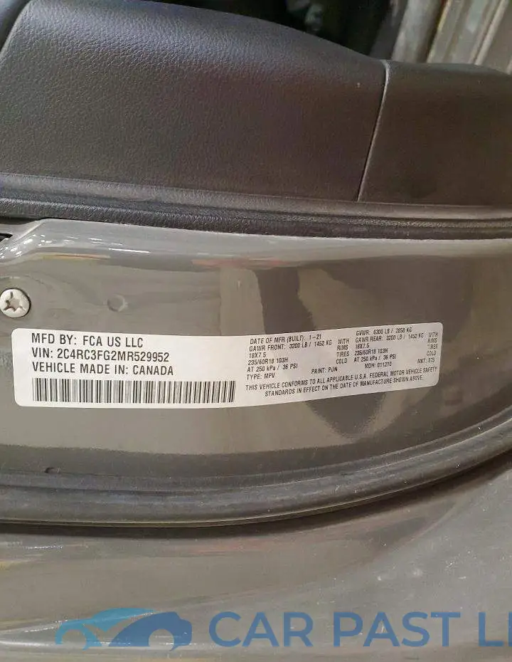2C4RC3FG2MR529952# 13