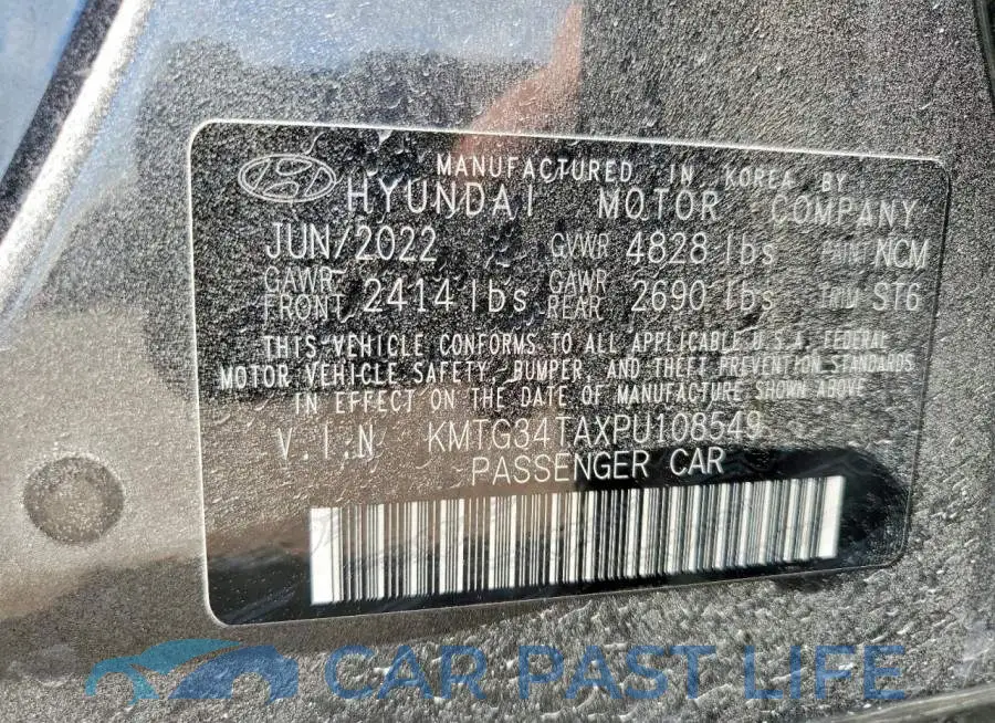 KMTG34TAXPU108549# 12