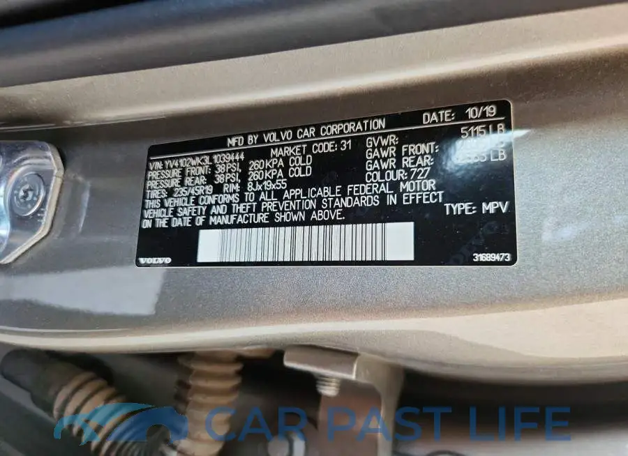 YV4102WK3L1039444# 13
