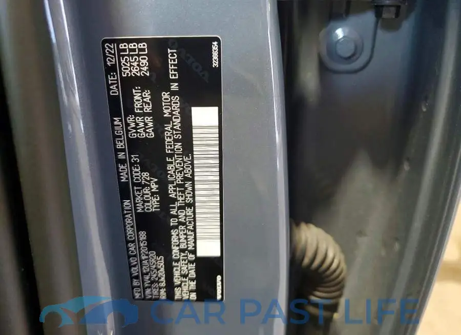 YV4L12UA1P2015188# 13