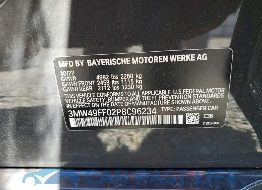 3MW49FF02P8C96234# 13