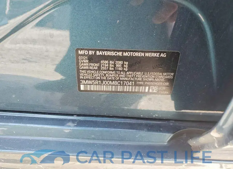 3MW5R1J00M8C17041# 12