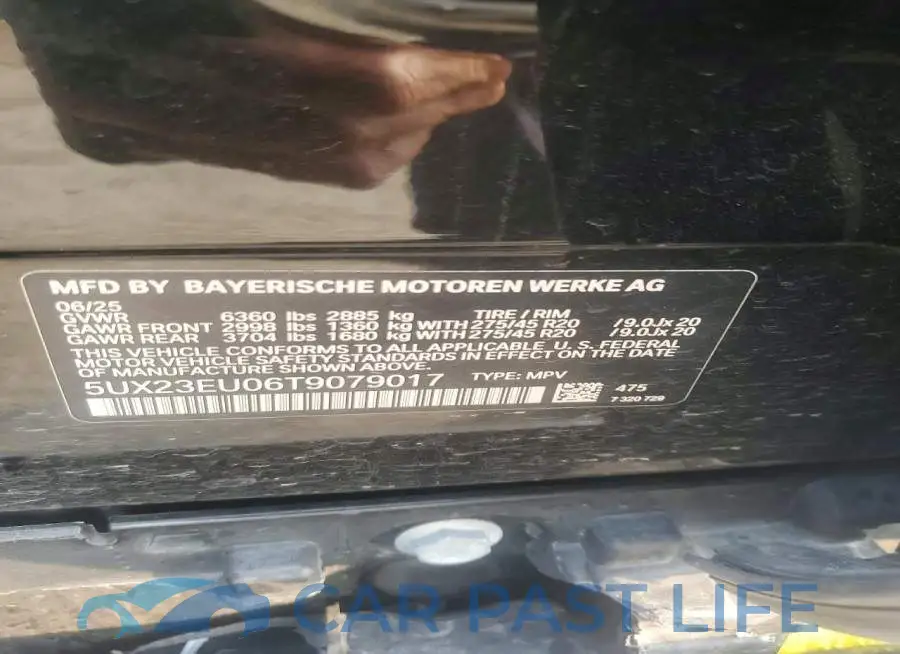 5UX23EU06T9079017# 13