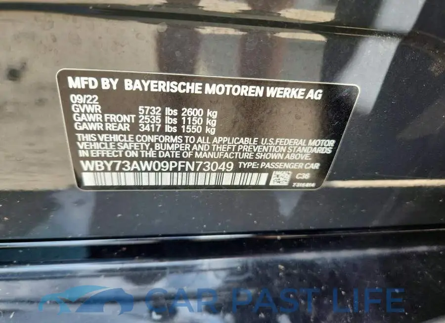 WBY73AW09PFN73049# 12