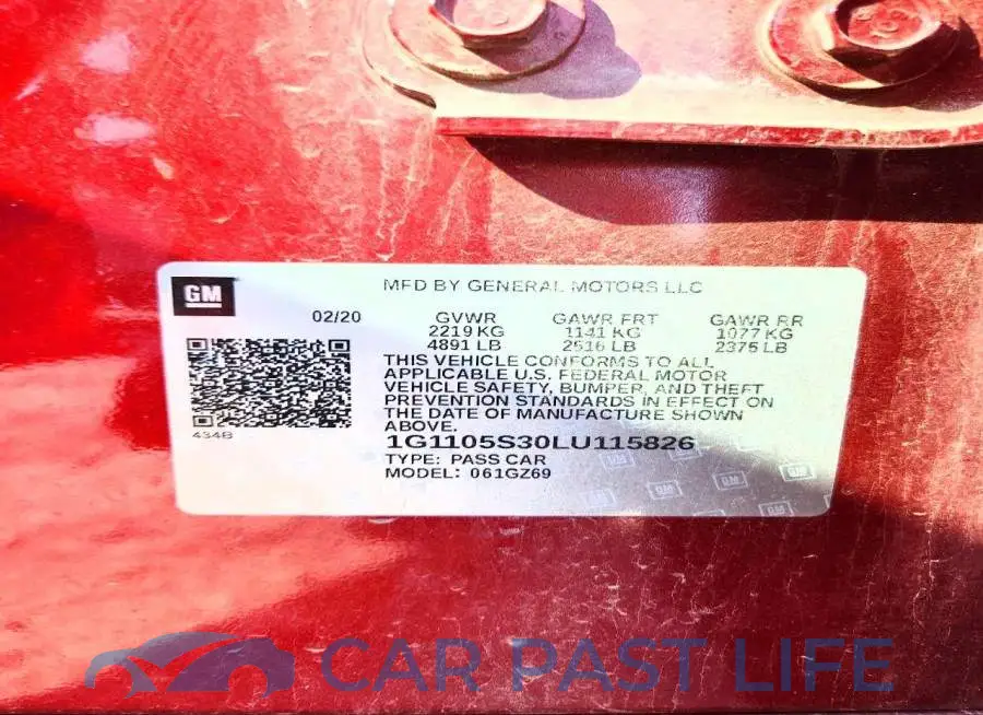 1G1105S30LU115826# 12