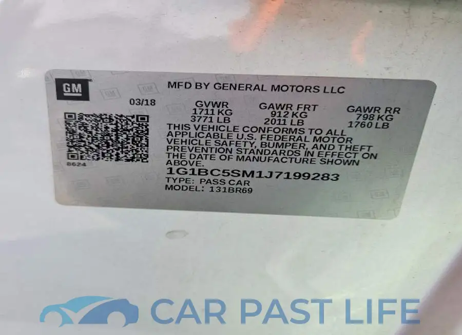 1G1BC5SM1J7199283# 13
