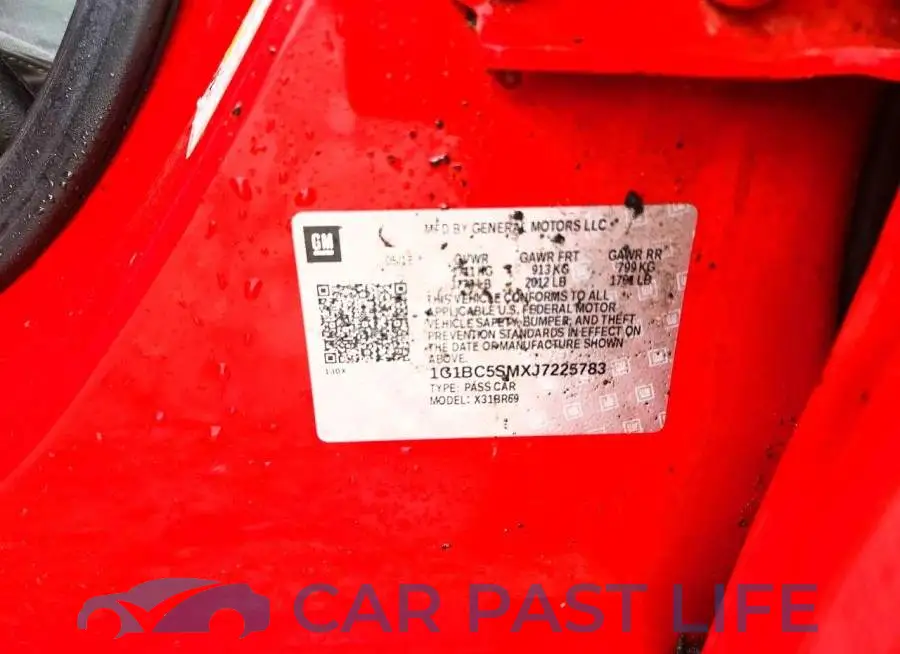 1G1BC5SMXJ7225783# 12