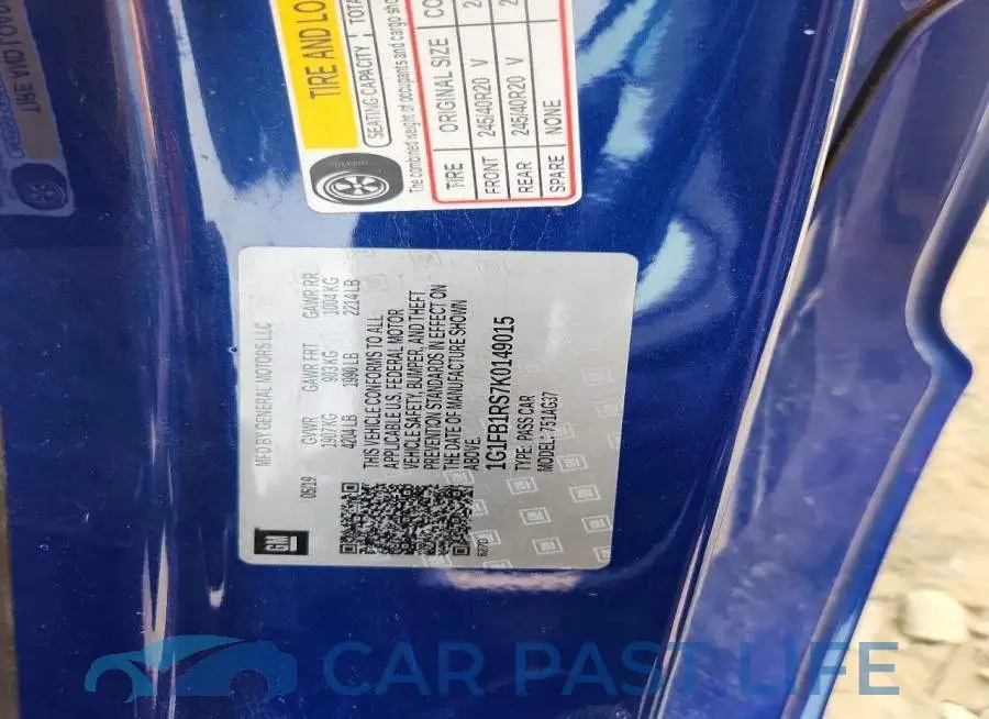 1G1FB1RS7K0149015# 12