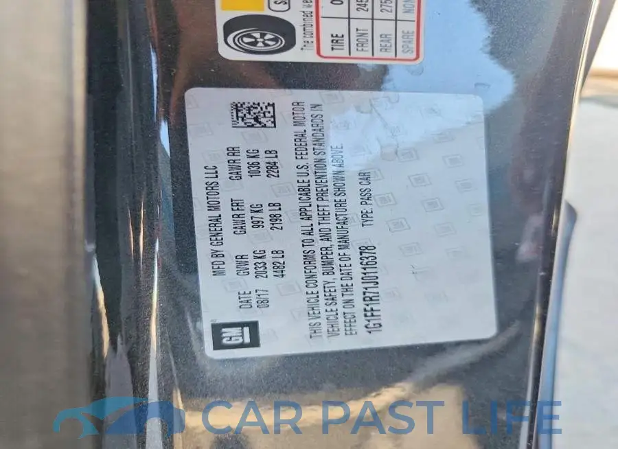 1G1FF1R71J0116378# 13