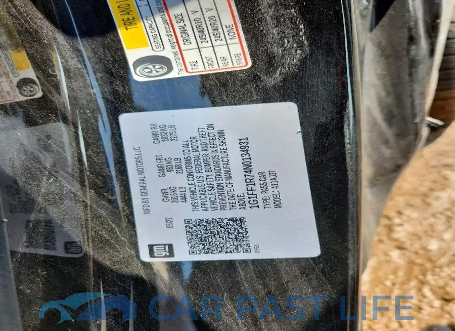 1G1FF1R74N0134931# 12