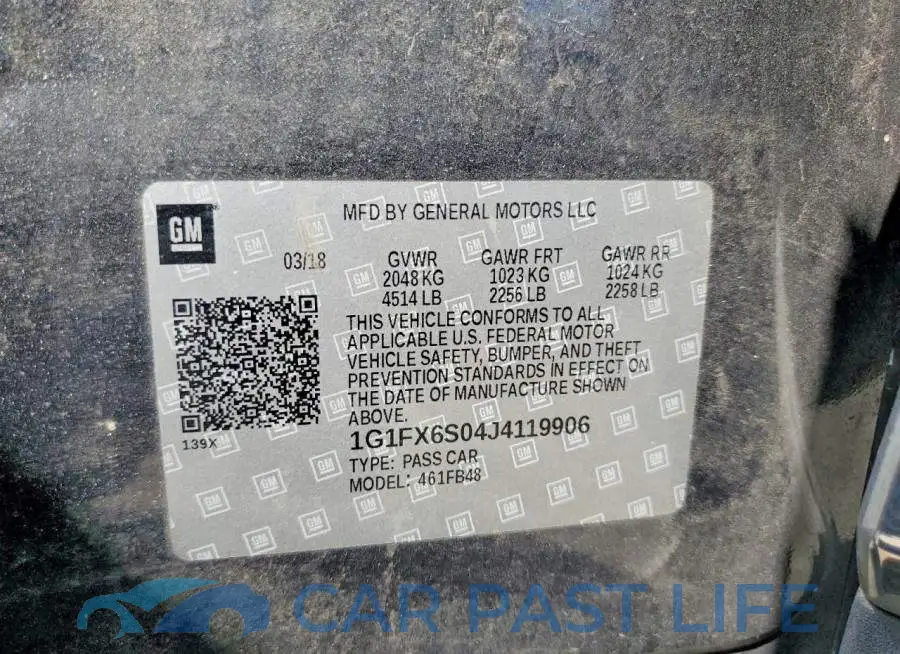 1G1FX6S04J4119906# 12