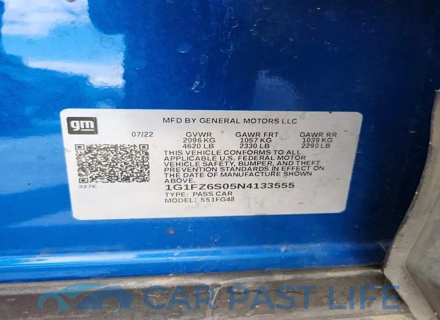 1G1FZ6S05N4133555# 12
