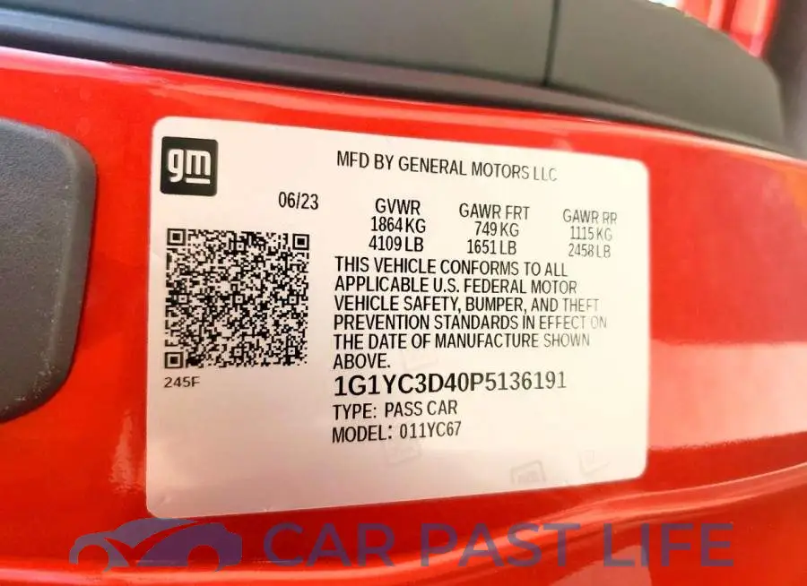 1G1YC3D40P5136191# 13