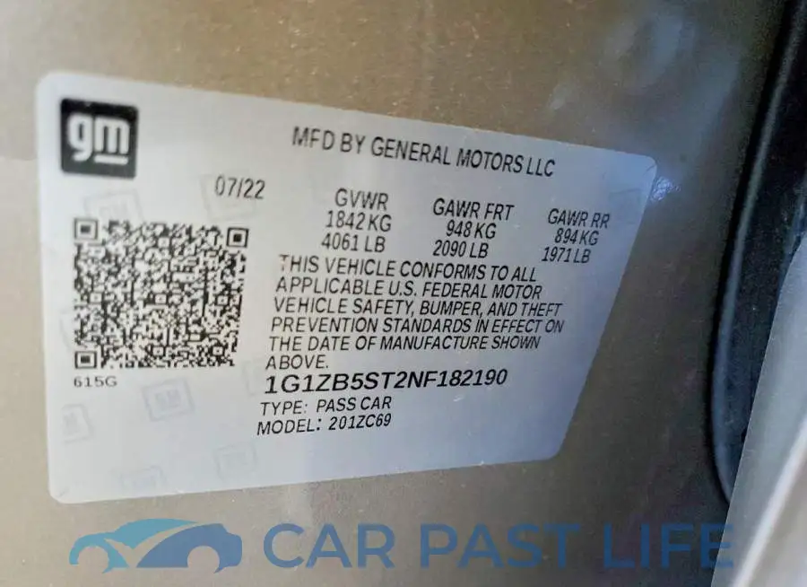1G1ZB5ST2NF182190# 13