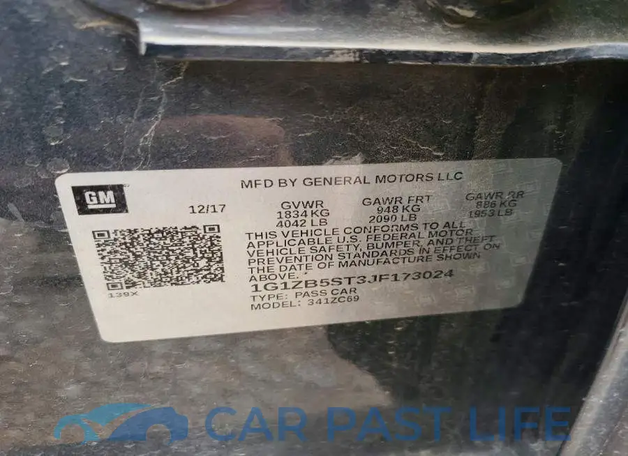 1G1ZB5ST3JF173024# 12