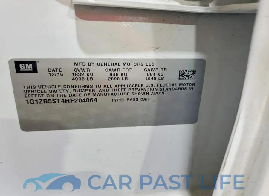 1G1ZB5ST4HF204064# 12