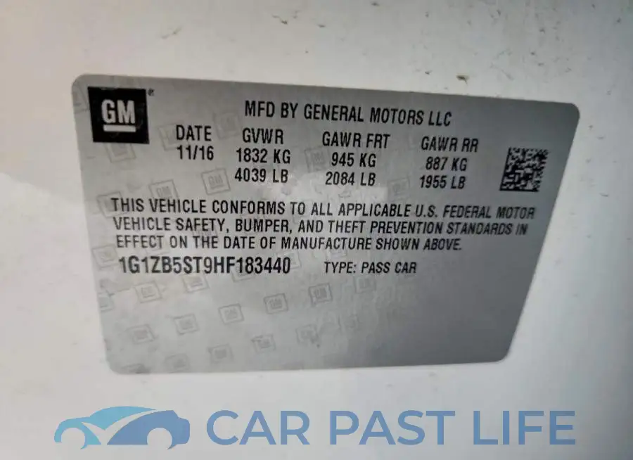 1G1ZB5ST9HF183440# 12