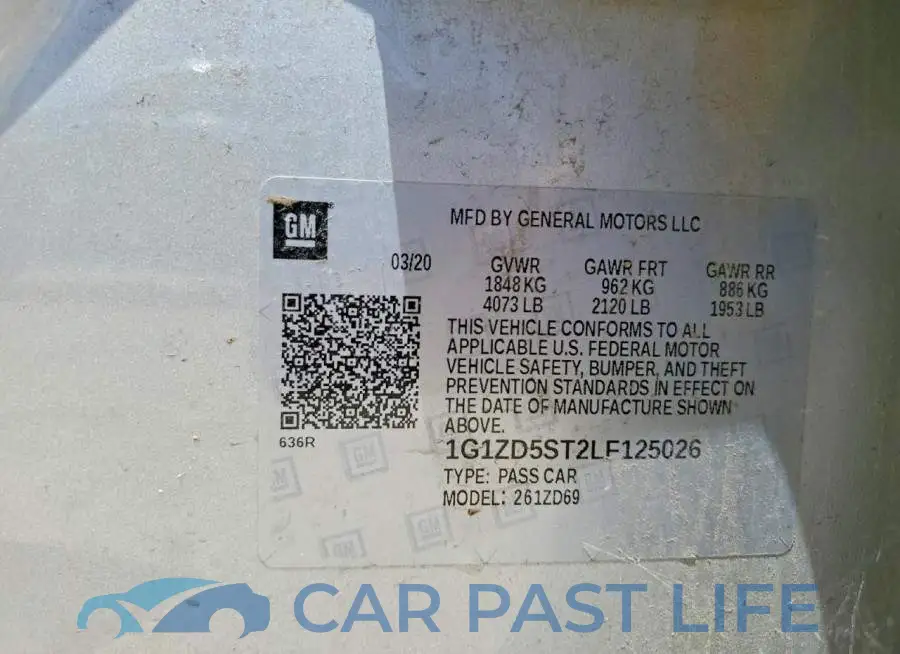 1G1ZD5ST2LF125026# 12
