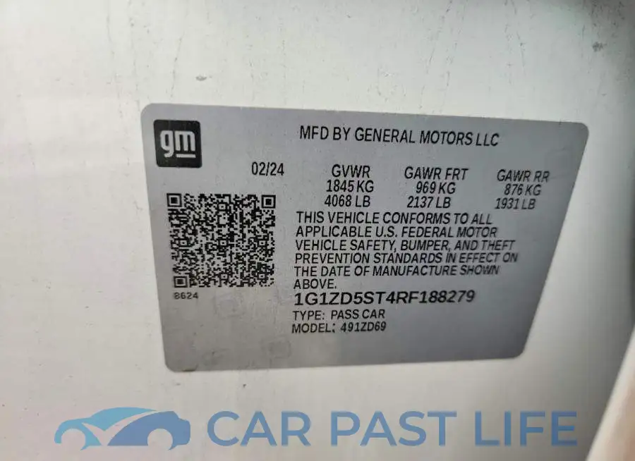 1G1ZD5ST4RF188279# 12