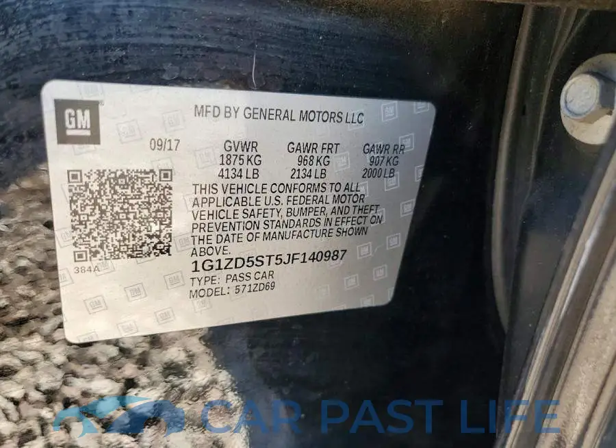 1G1ZD5ST5JF140987# 12
