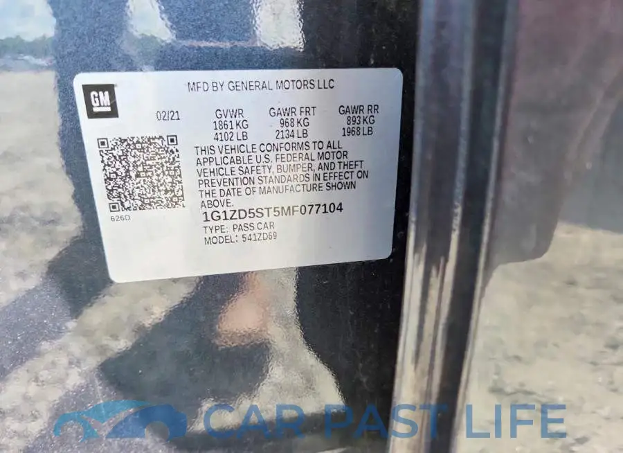 1G1ZD5ST5MF077104# 12