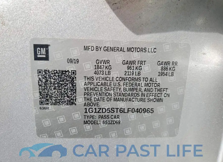 1G1ZD5ST6LF040965# 12