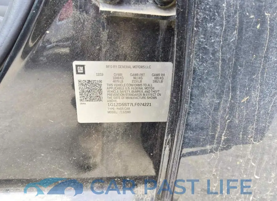 1G1ZD5ST7LF074221# 12