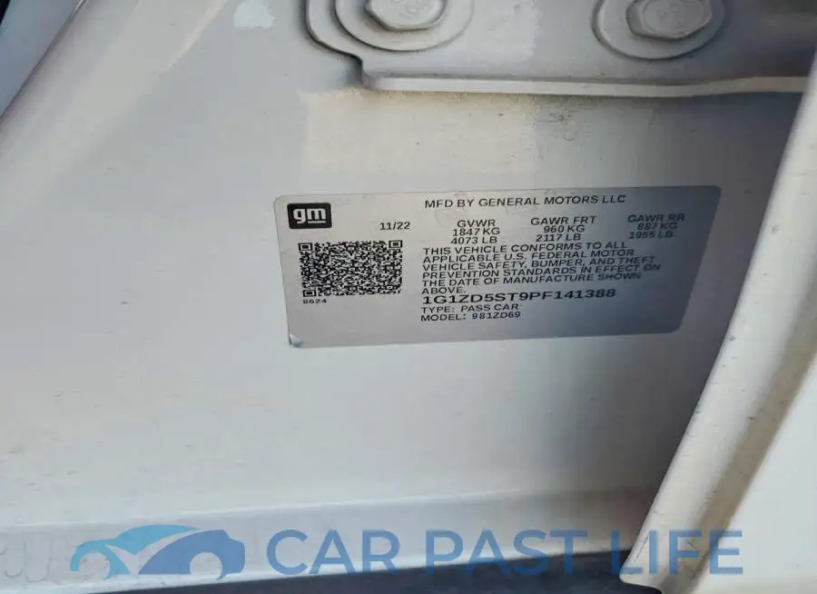 1G1ZD5ST9PF141388# 12