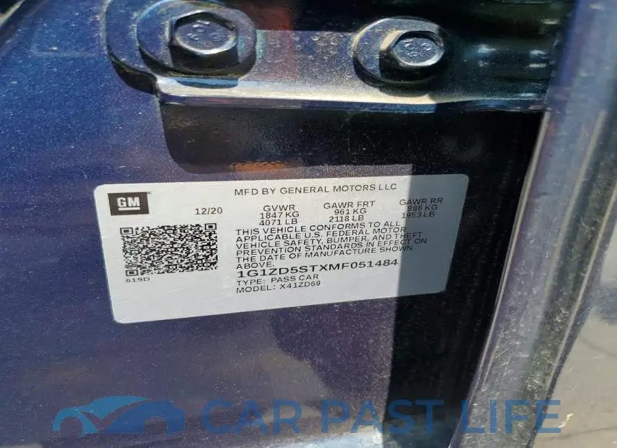 1G1ZD5STXMF051484# 12