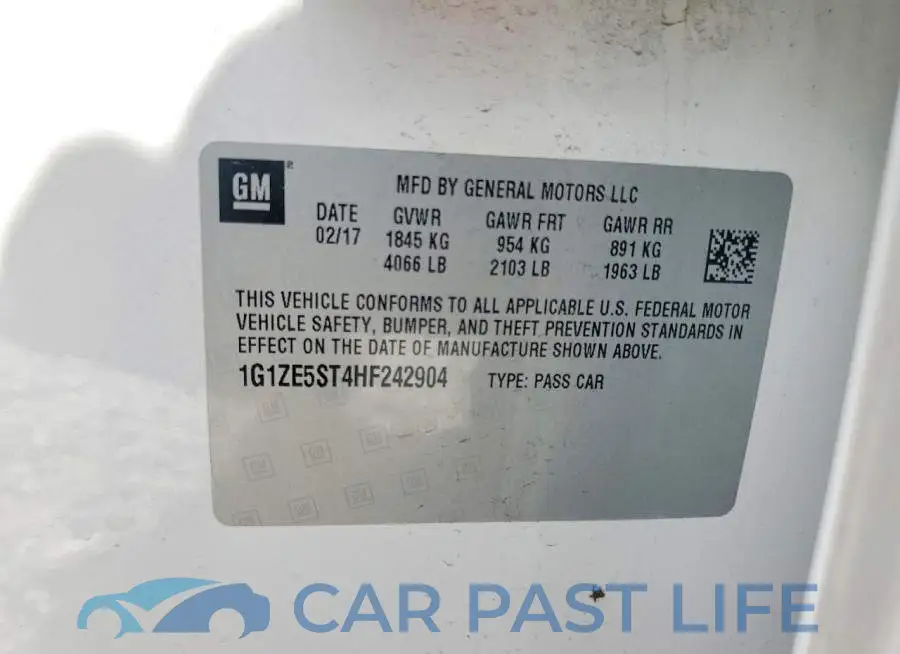 1G1ZE5ST4HF242904# 13