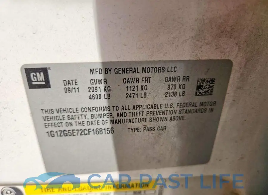 1G1ZG5E72CF168156# 12