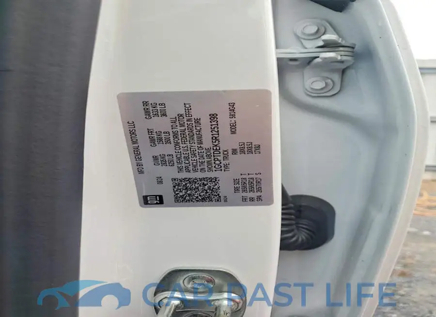 1GCPTDEK5R1251398# 12