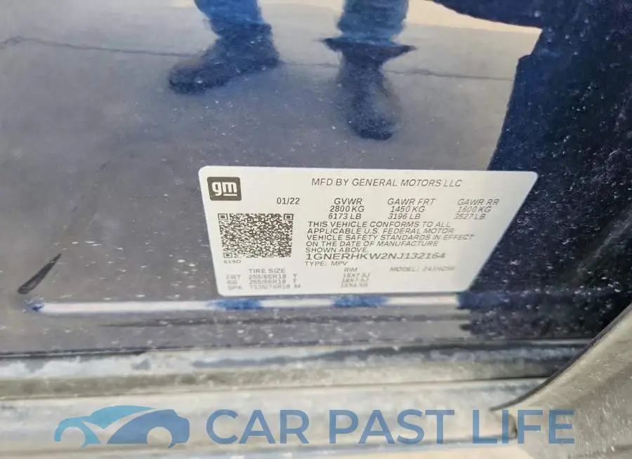 1GNERHKW2NJ132164# 14