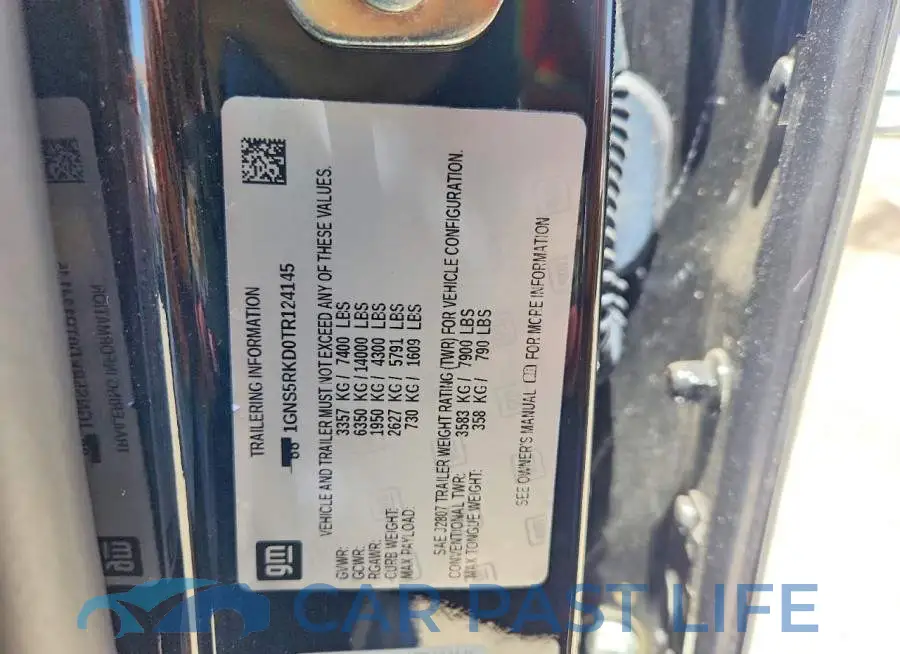 1GNS5RKD0TR124145# 13