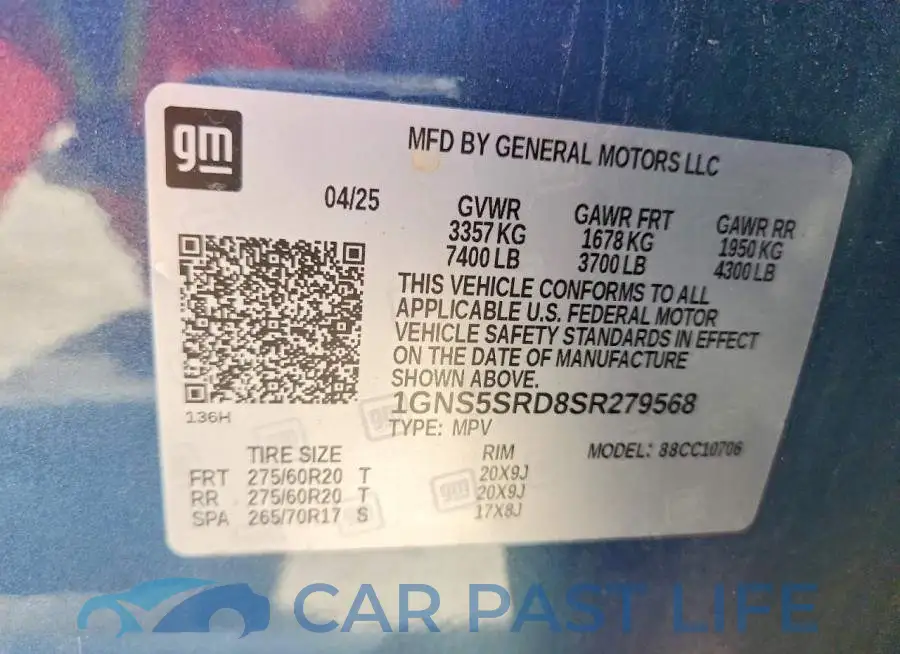 1GNS5SRD8SR279568# 14