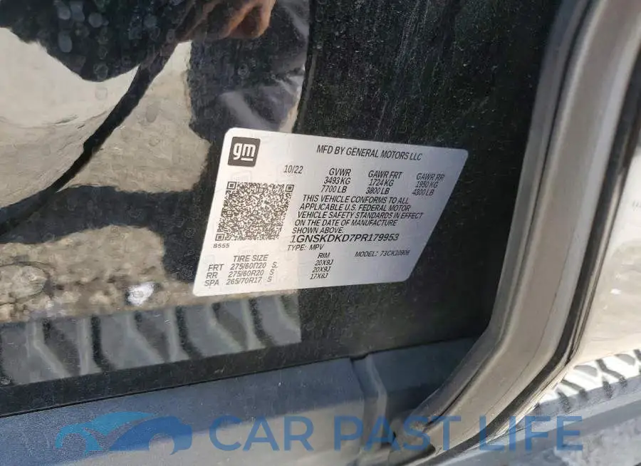 1GNSKDKD7PR179953# 12