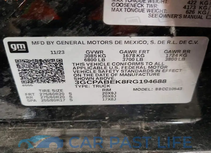 3GCPABEK8RG194688# 12