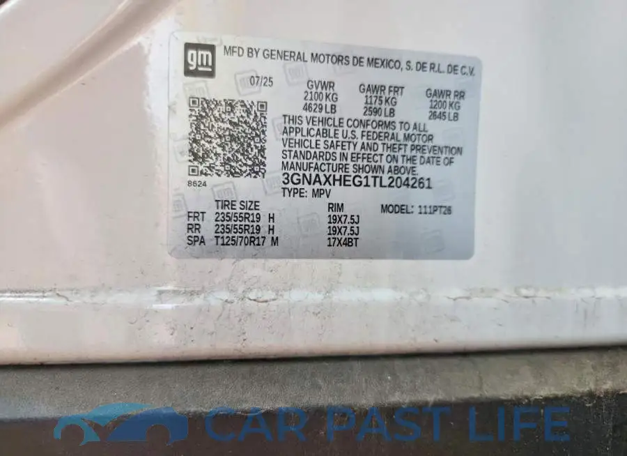 3GNAXHEG1TL204261# 14
