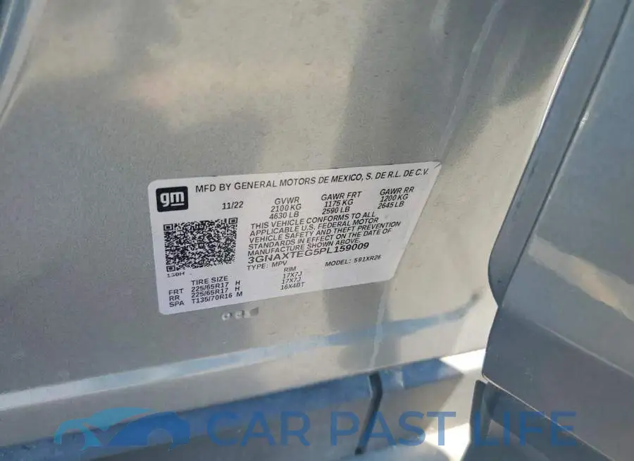 3GNAXTEG5PL159009# 12