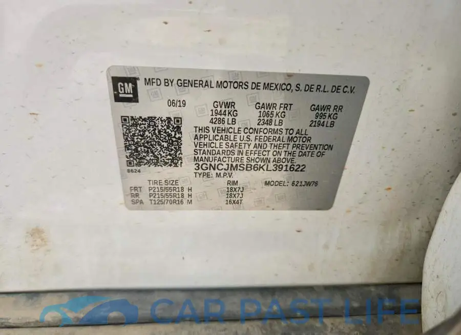3GNCJMSB6KL391622# 13