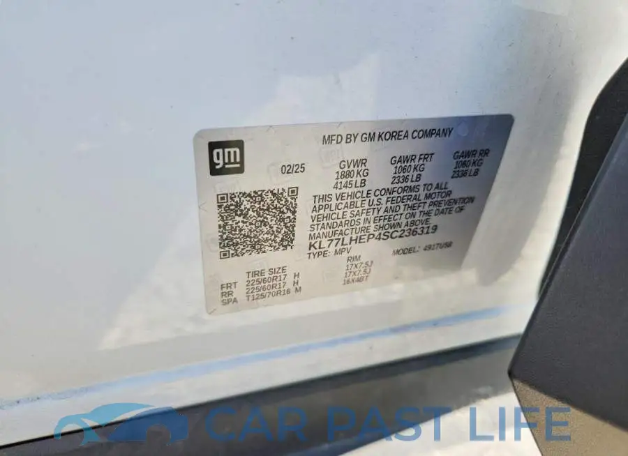 KL77LHEP4SC236319# 13