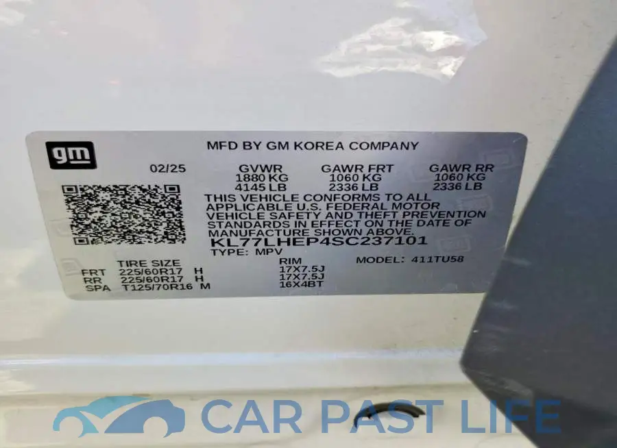 KL77LHEP4SC237101# 14