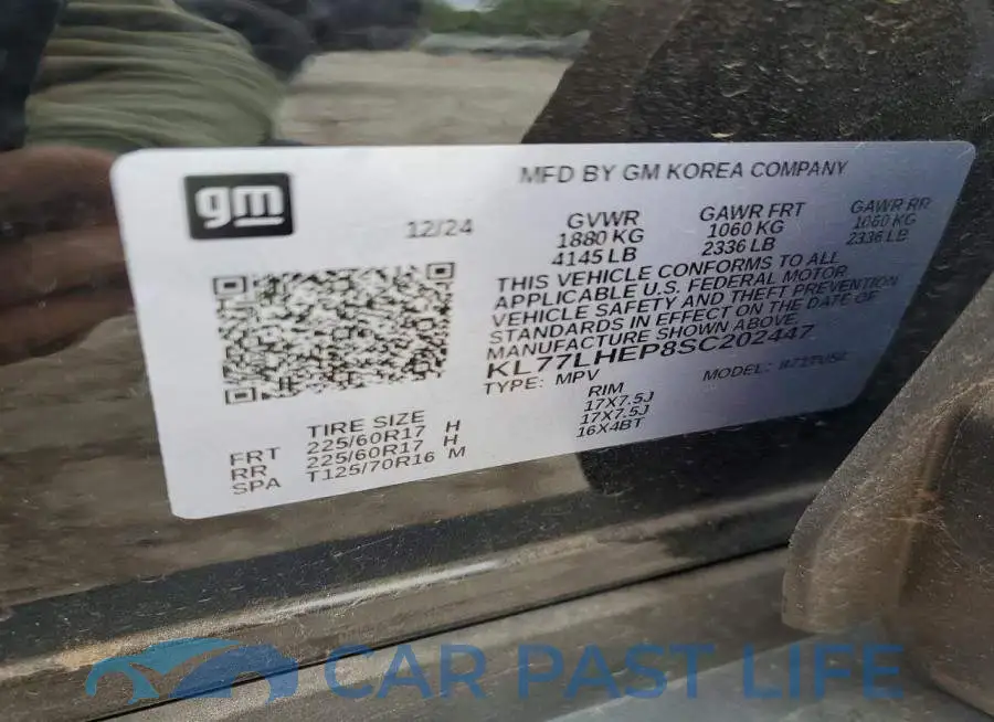 KL77LHEP8SC202447# 13