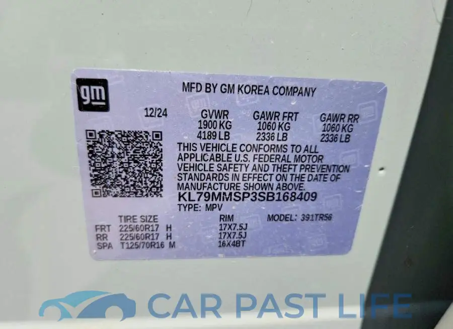 KL79MMSP3SB168409# 14
