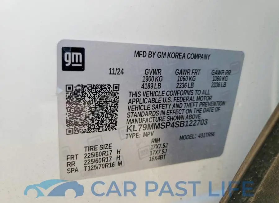 KL79MMSP4SB122703# 14