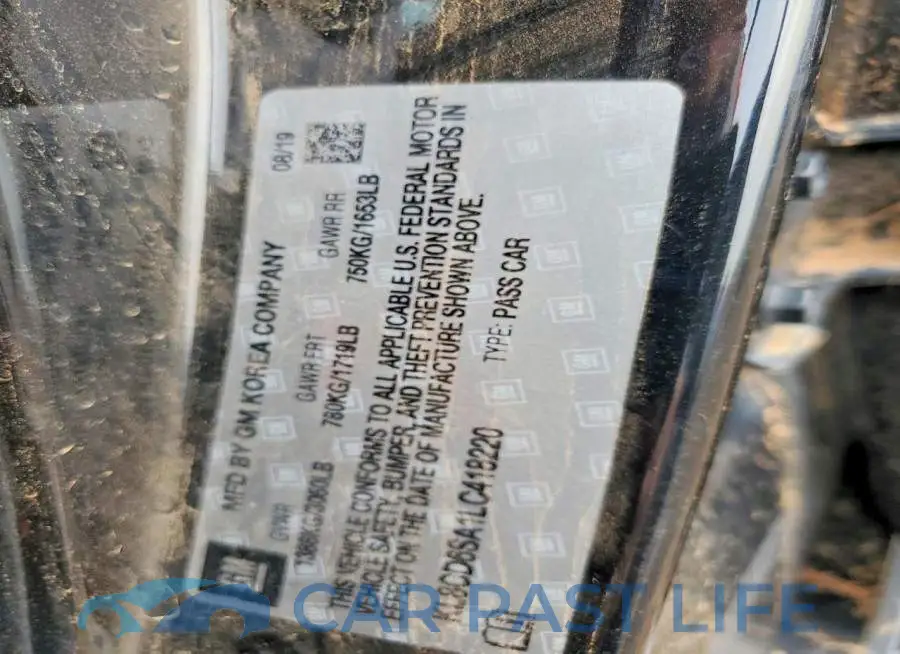 KL8CD6SA1LC418220# 13