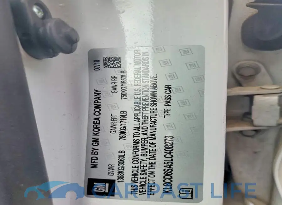 KL8CD6SA5LC408273# 12